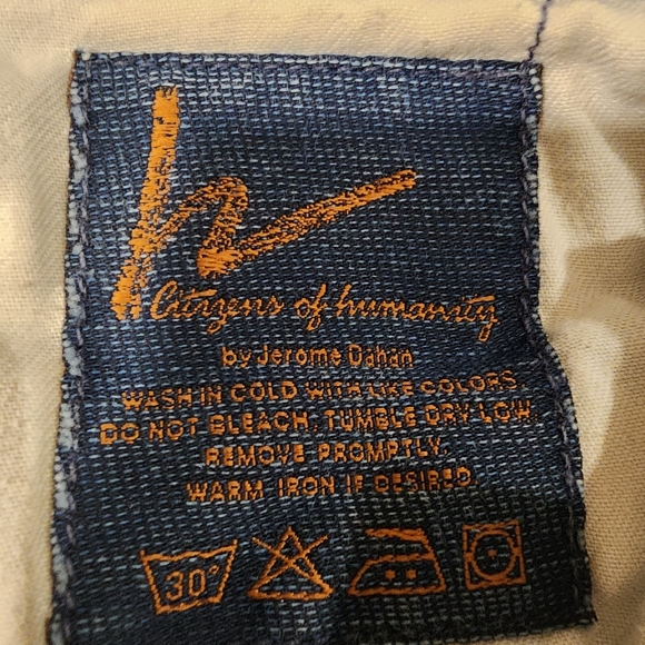 Vintage Citizens of Humanity Low Waist Bootcut Boho #111 Stretch Sweet Dream - Picture 14 of 14